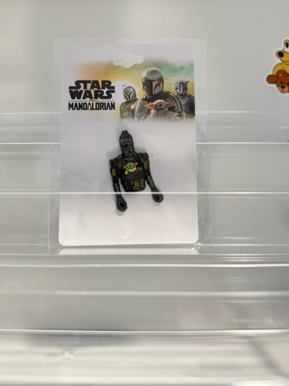 Star Wars Mandalorian Grogu in IG-12 Enamel Pin